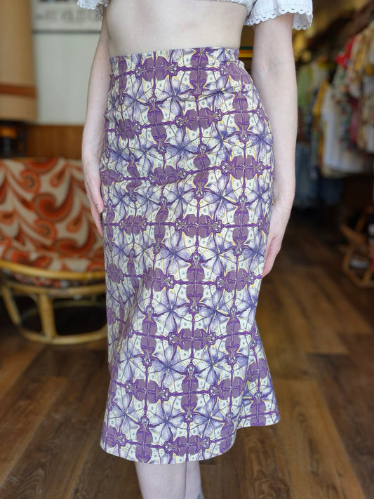 Lavender Pencil Skirt