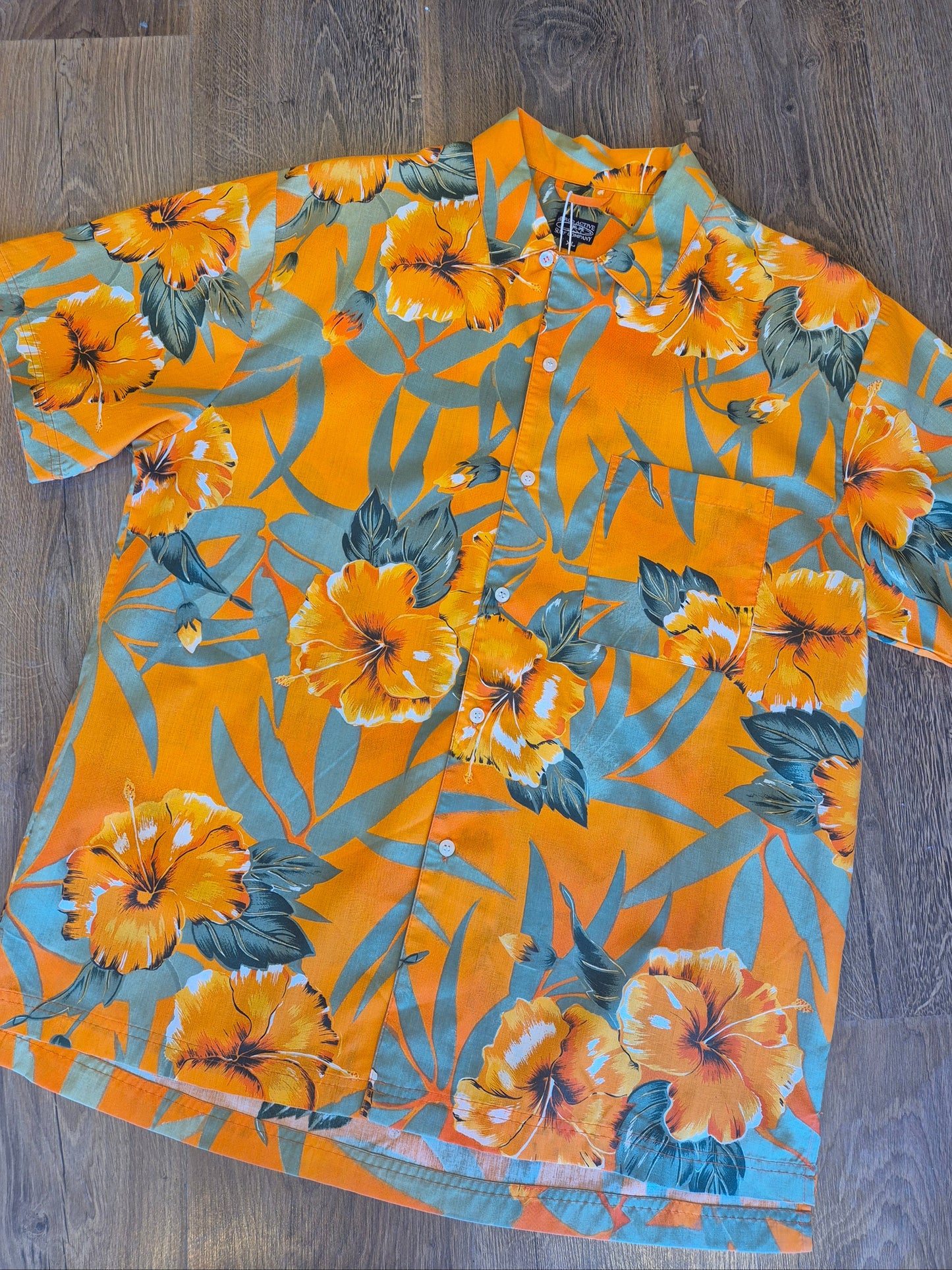 Sunset Bloom Vintage Hawaiian Shirt
