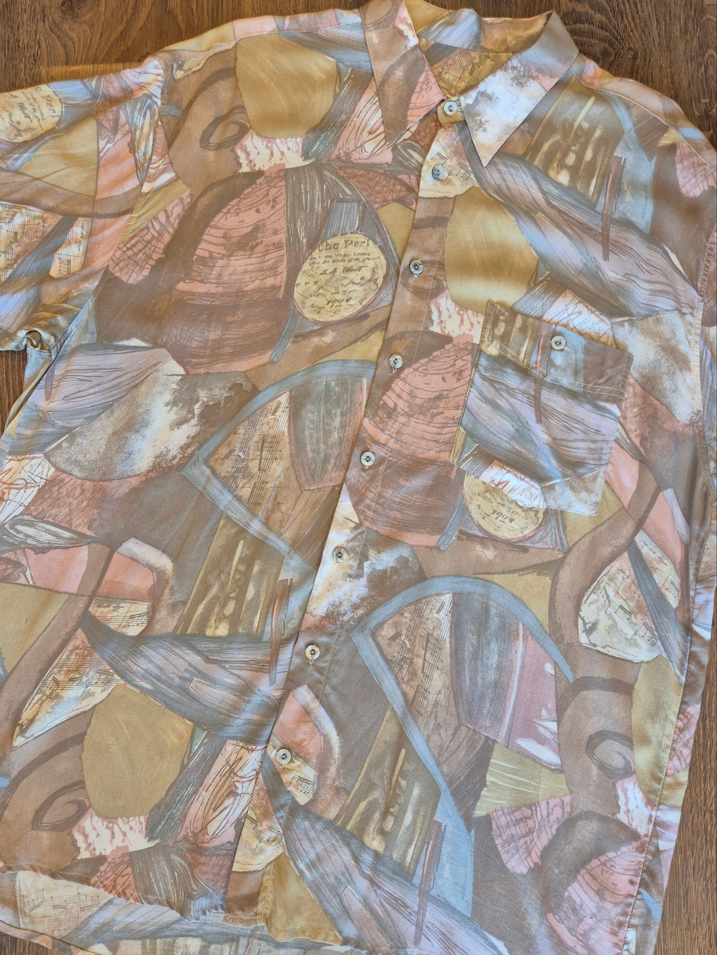 Earth Tones Vintage Abstract Shirt