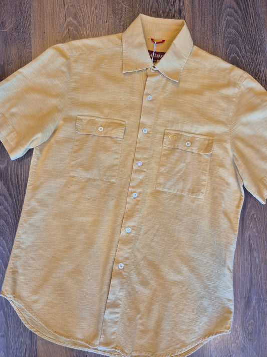 Vintage Mustard Utility Shirt