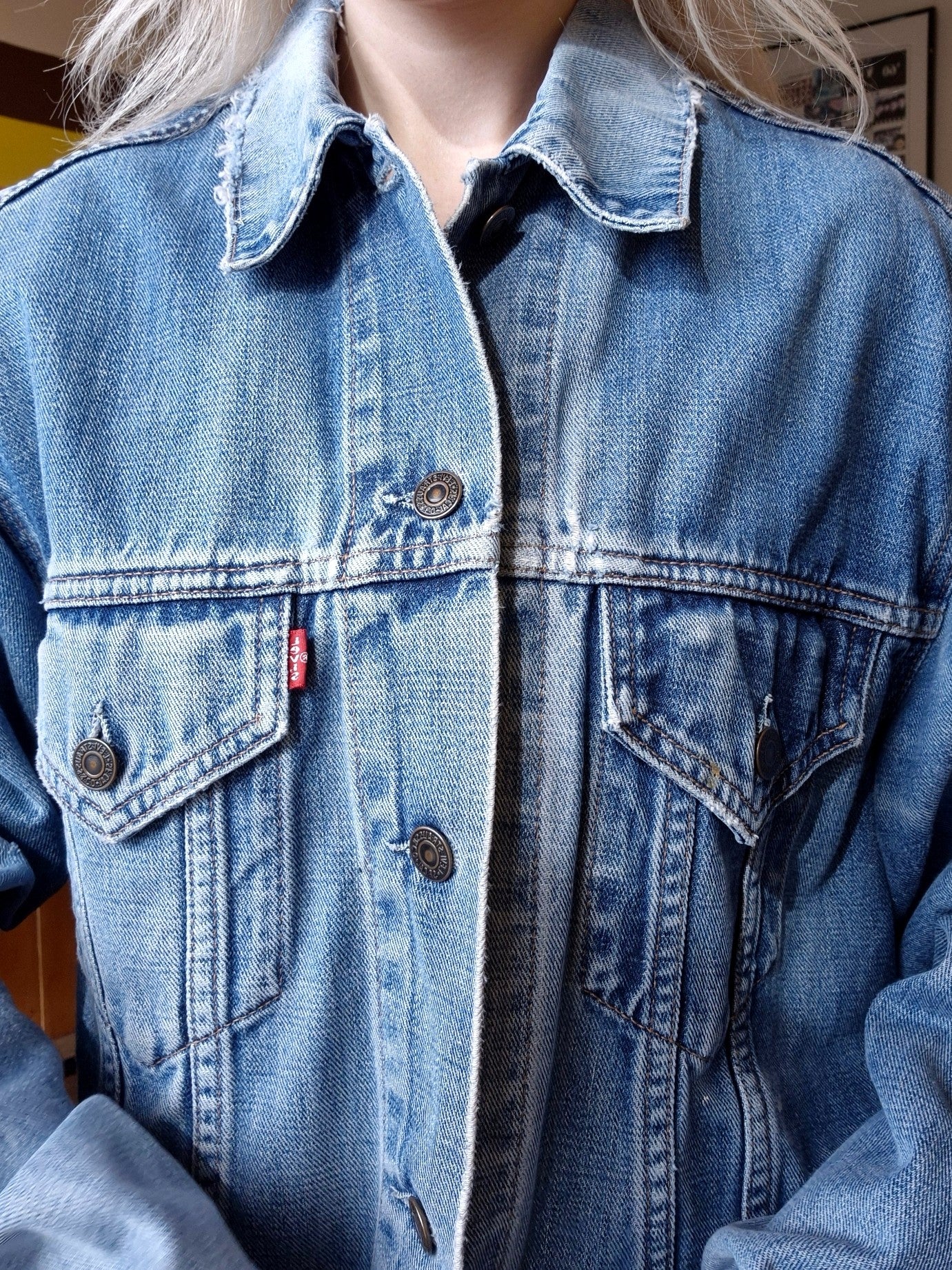 Unisex Hand-painted Levi's Denim