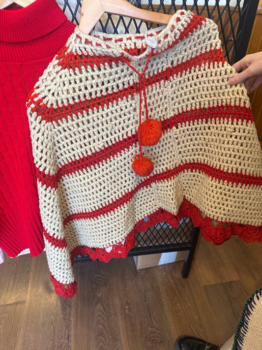 1970s Wool Poncho