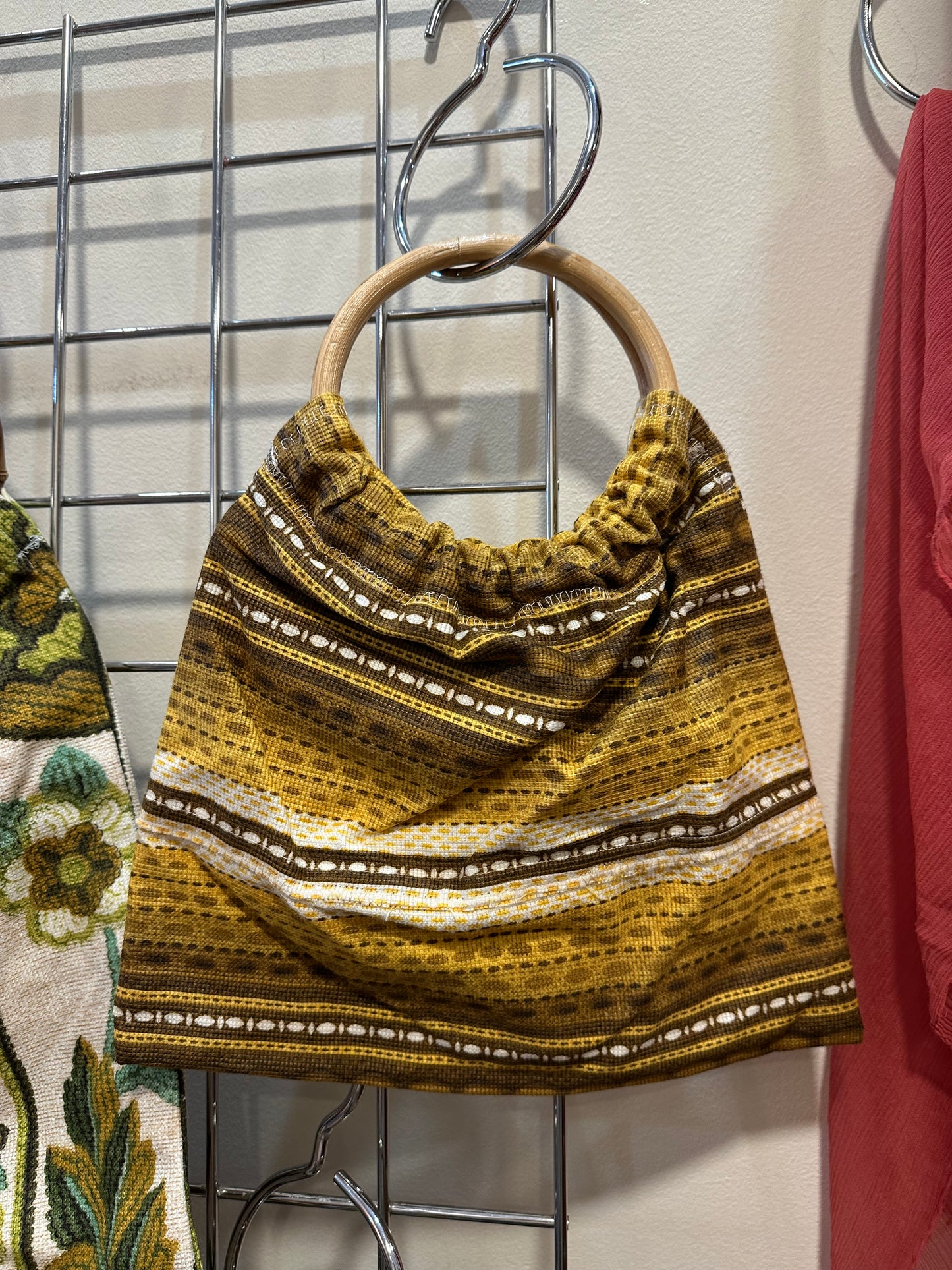 Handmade bag using 1960s Fabric