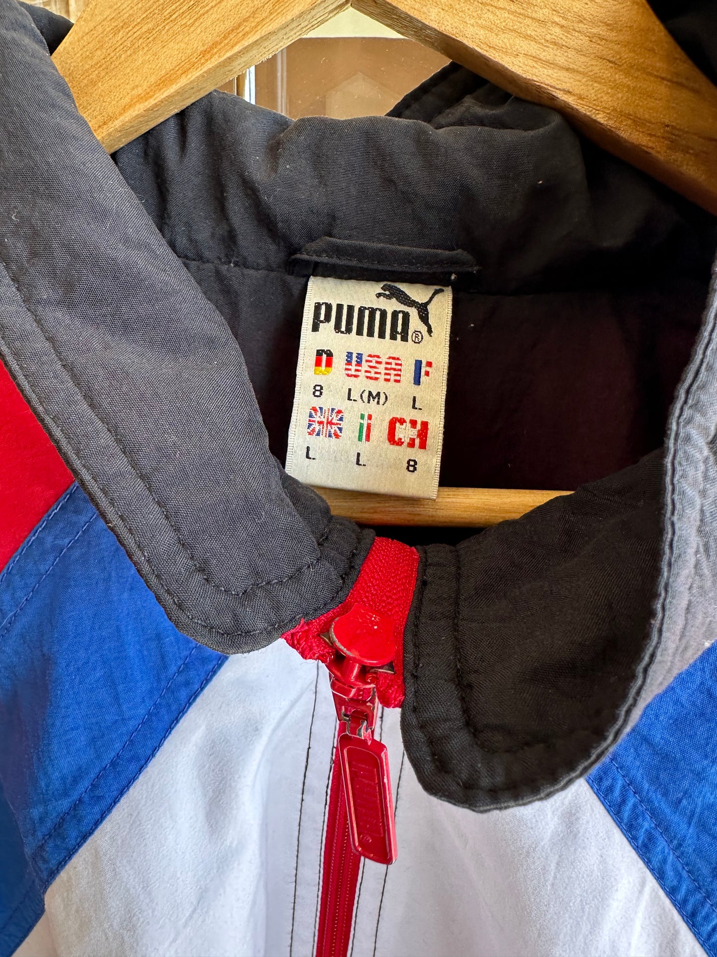 Vintage Puma Colorblock Track Jacket