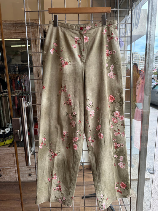 Vintage Floral Two-Piece Set