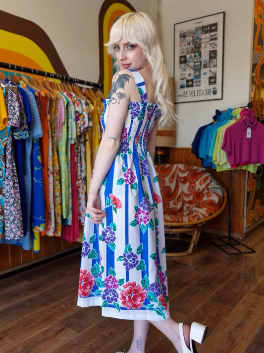 Vintage Floral Summer Dress