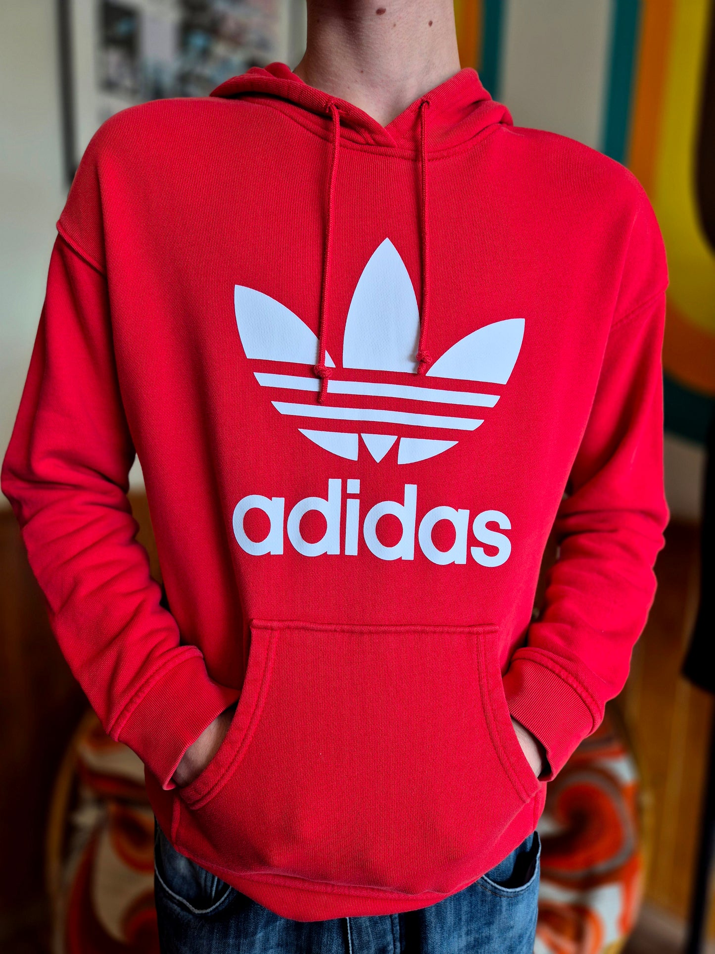 Red Adidas Hoodie