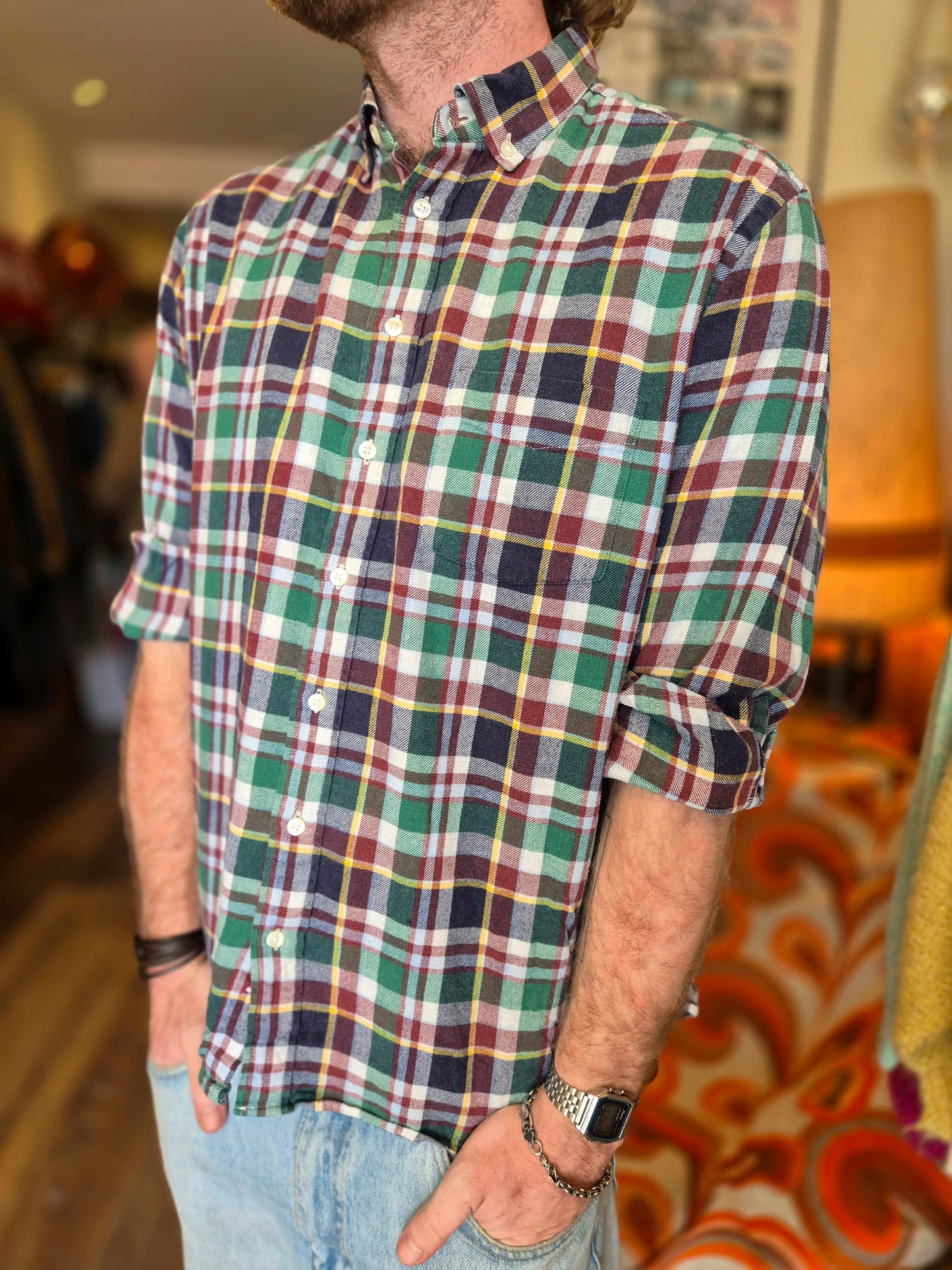 'Walbusch' Plaid Shirt