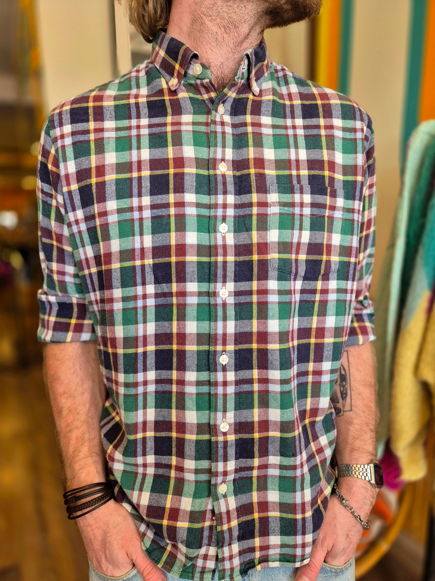 'Walbusch' Plaid Shirt