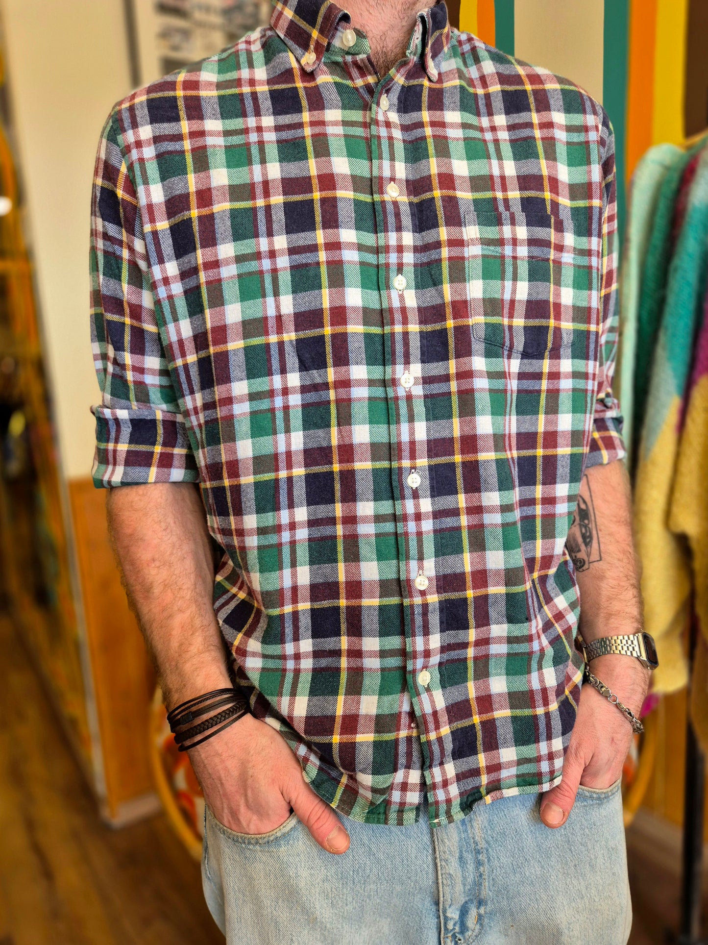 'Walbusch' Plaid Shirt