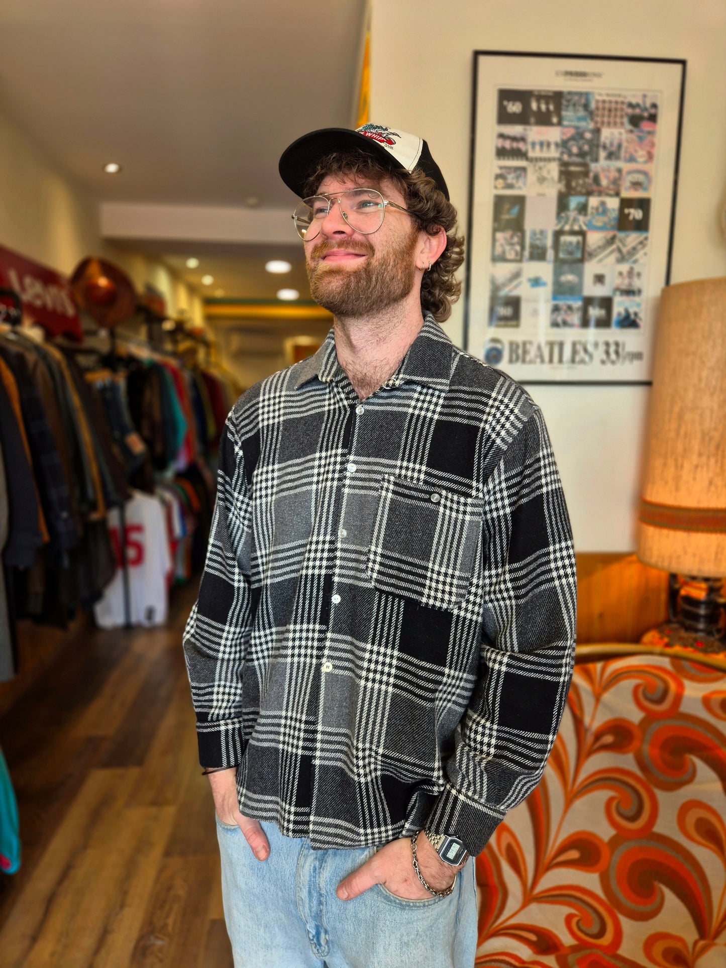 1980s Vintage Flannel Shirt