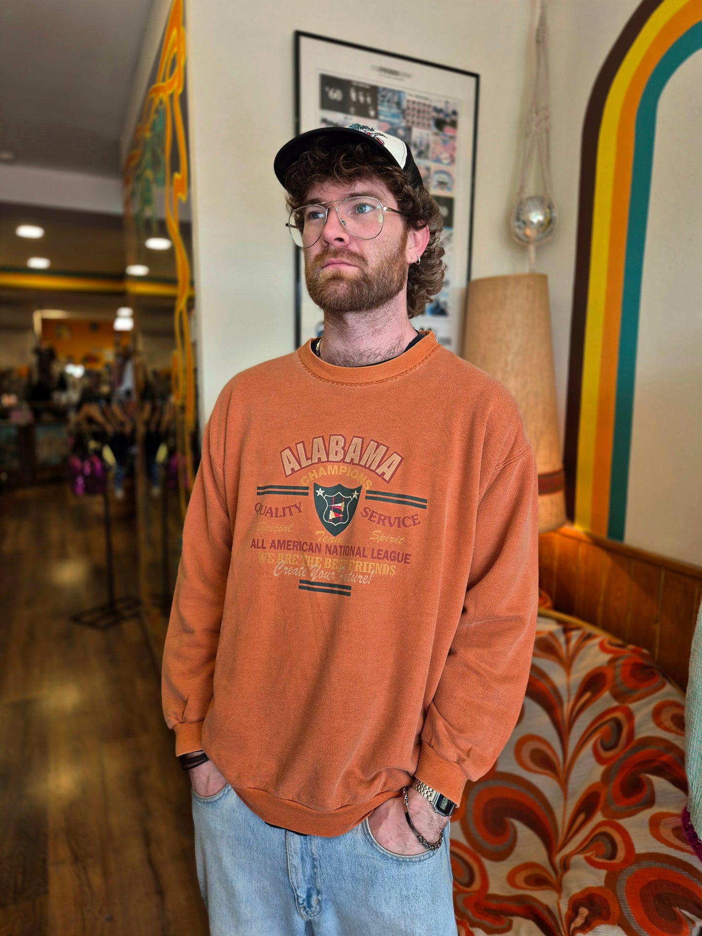 1980s American Crewneck Sweater