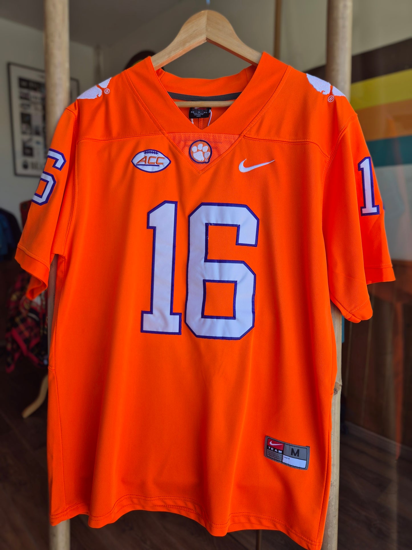 Clemson Tigers #16 Trevor Lawrence Nike Jersey
