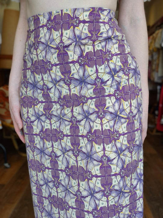 Lavender Pencil Skirt