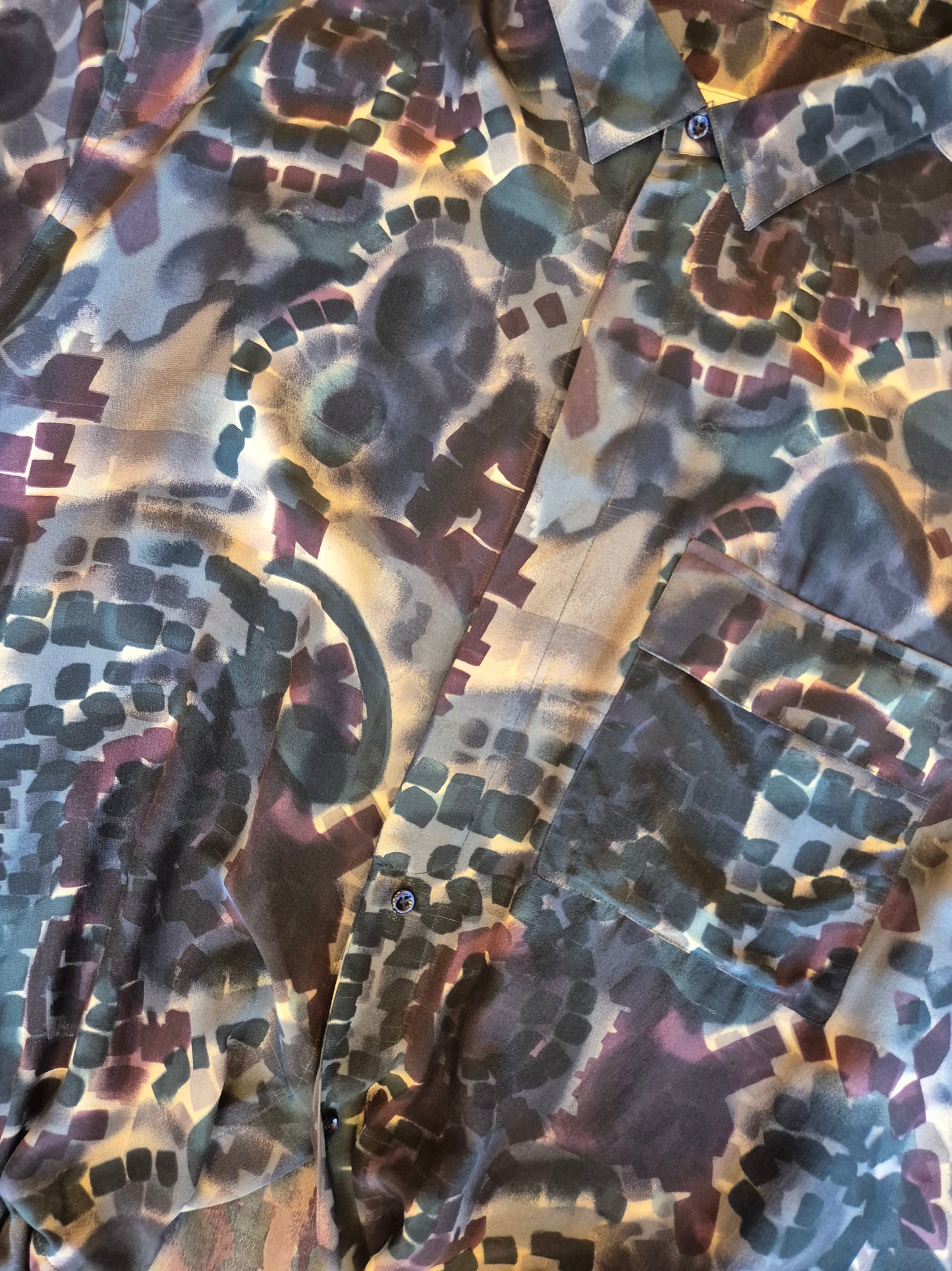 100% Silk Vintage Shirt