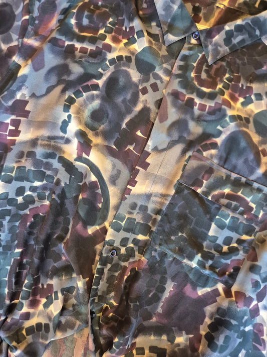 100% Silk Vintage Shirt