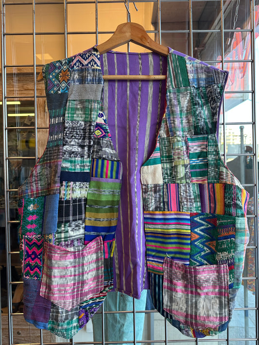 Vintage Handmade Color Vest