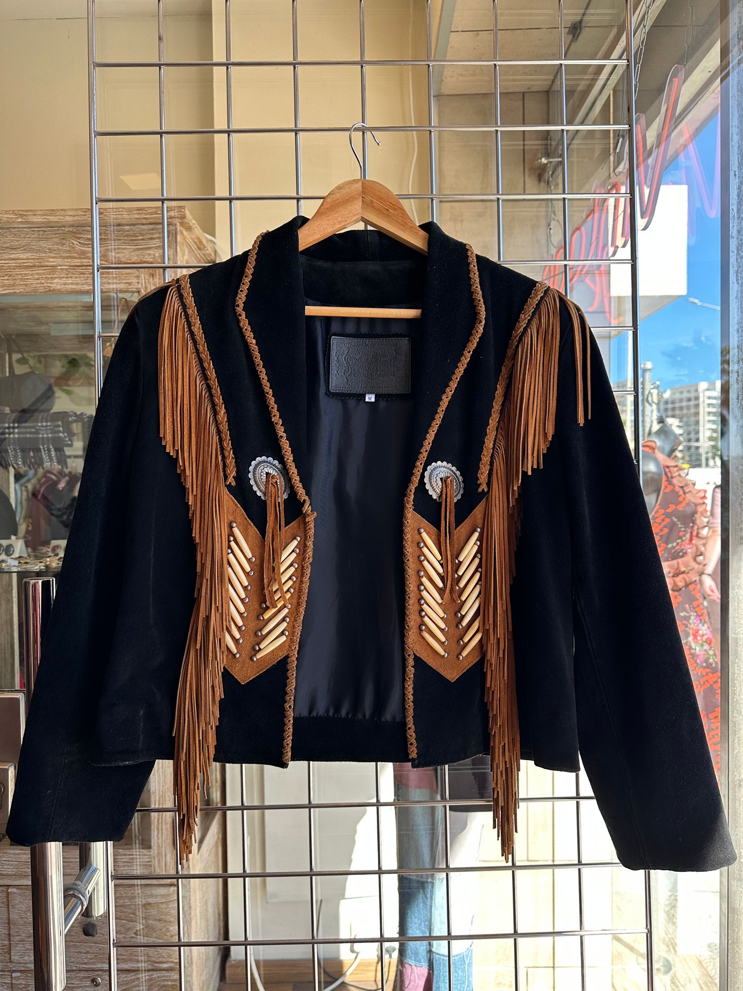 1970s Leather with tassels