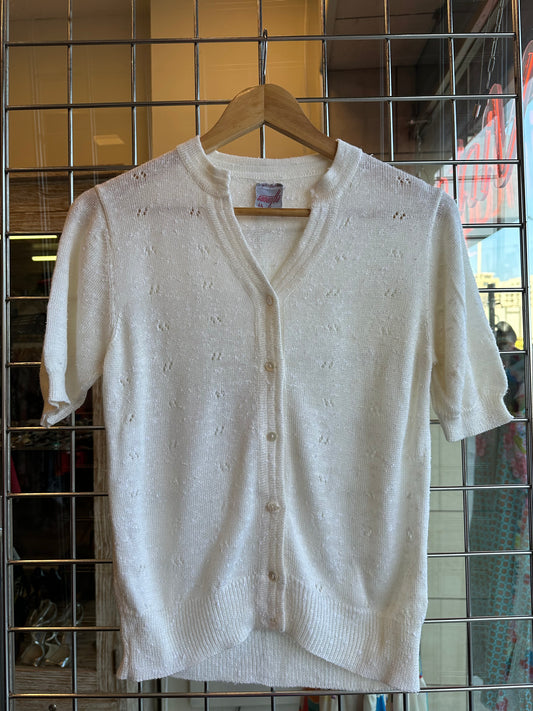 Ivory Knit Cardigan