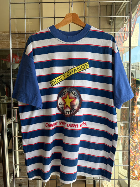 Vintage Converse Striped Graphic T-Shirt