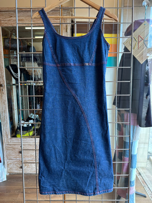 1990s Denim Dress