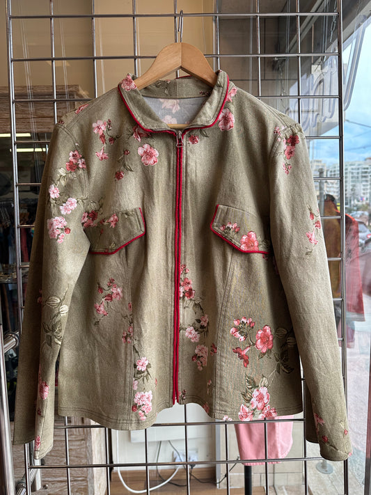 Vintage Floral Two-Piece Set