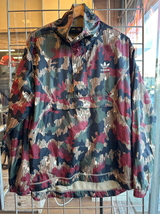 Vintage Adidas Originals Camo Pullover Jacket
