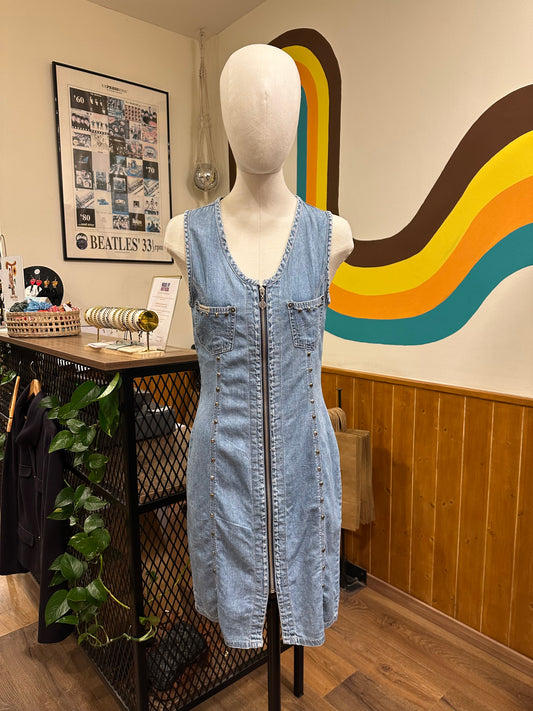 1990s Denim Dress