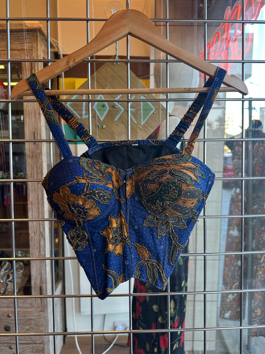 Y2K Bralette Top with Sequin Details