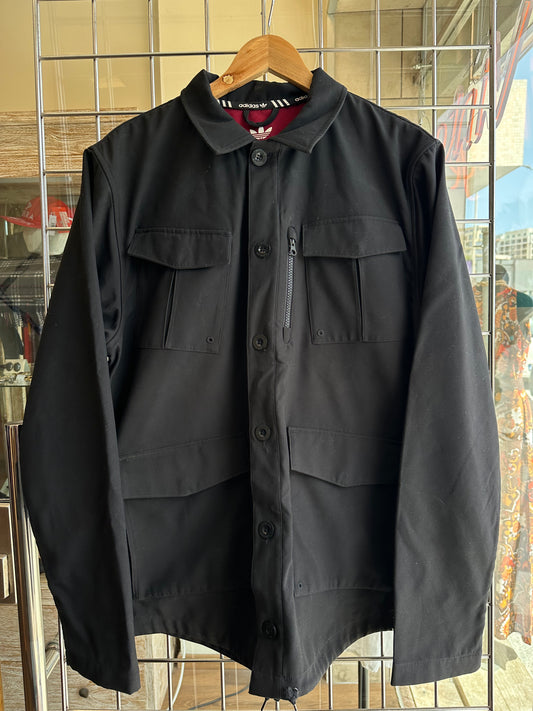 Vintage Adidas Black Utility Jacket