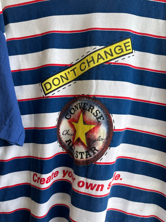 Vintage Converse Striped Graphic T-Shirt