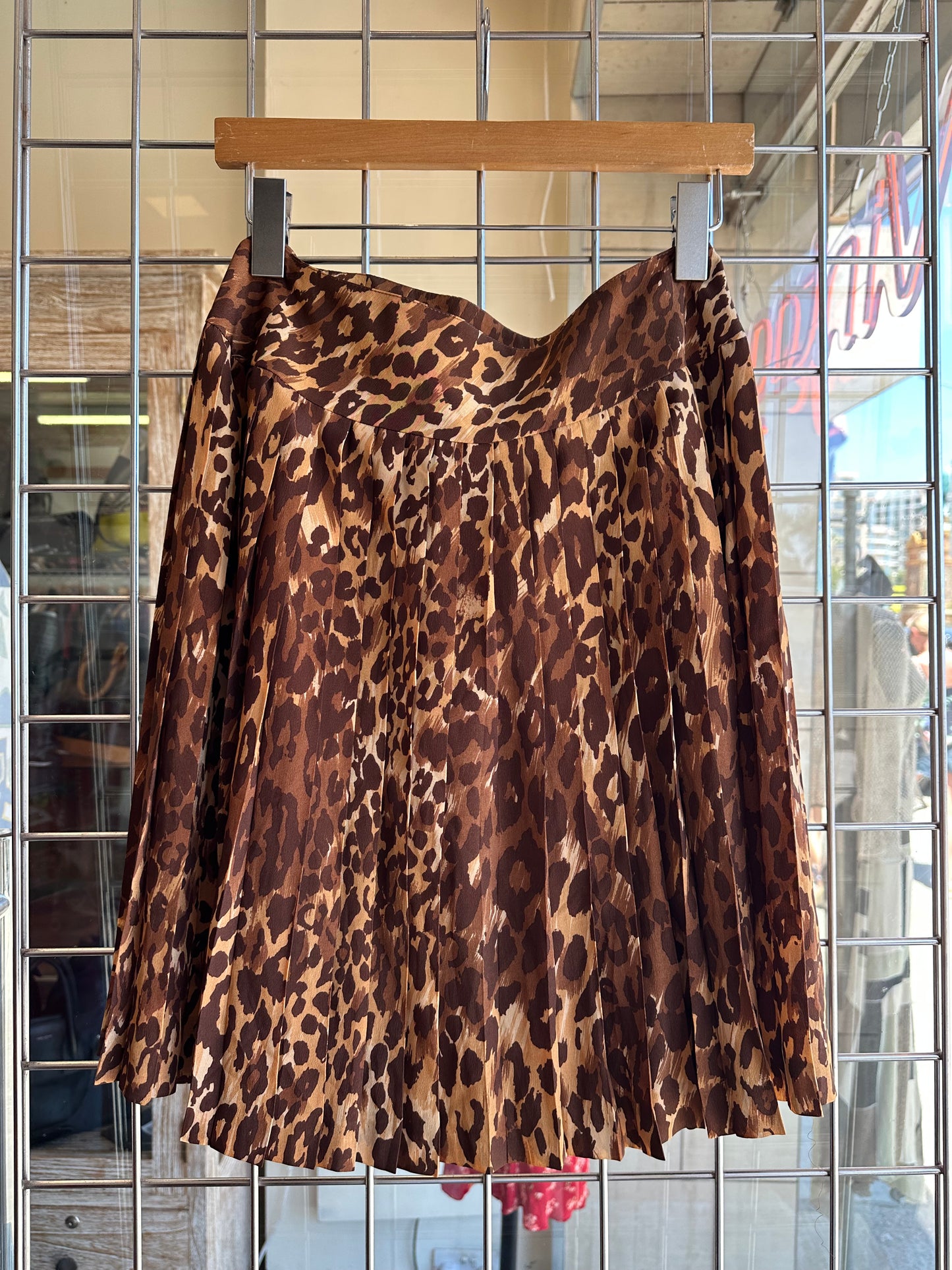 Italian Vintage Leopard Skirt