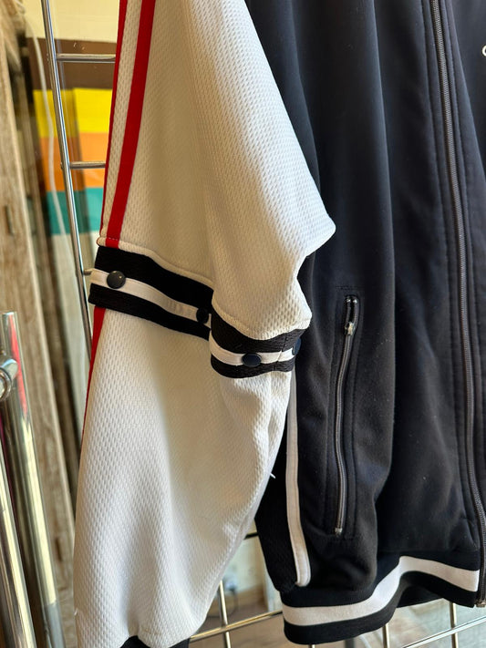 Adidas Sport Zip Jacket Black White