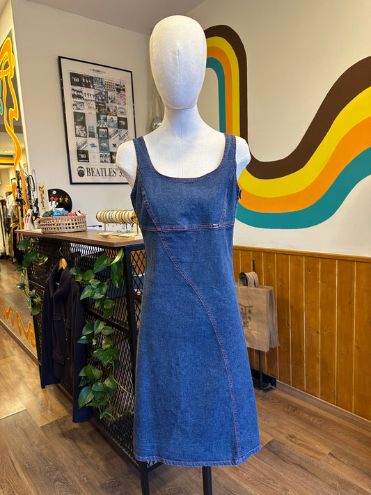 1990s Denim Dress