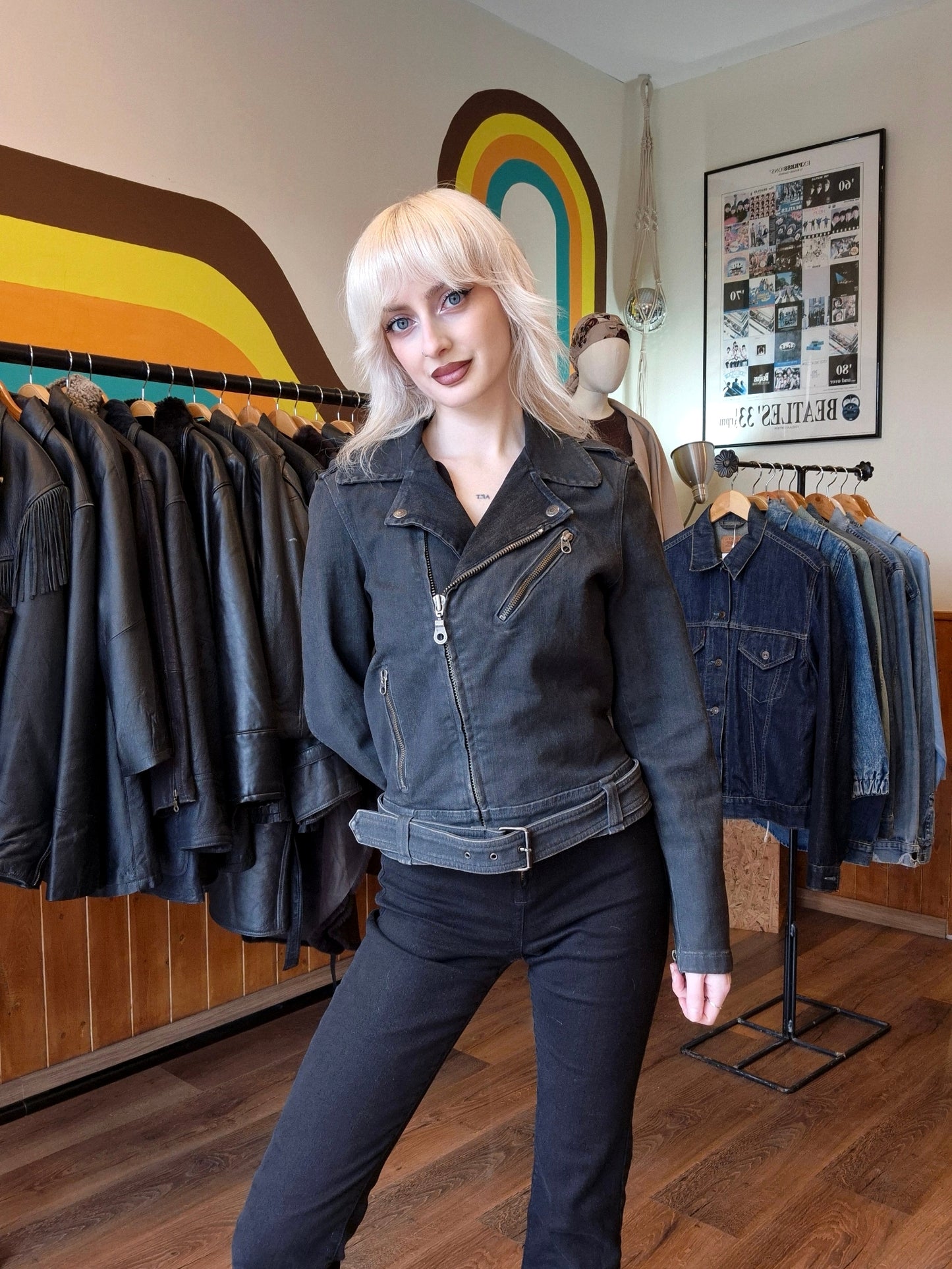 Levis Denim Biker Jacket