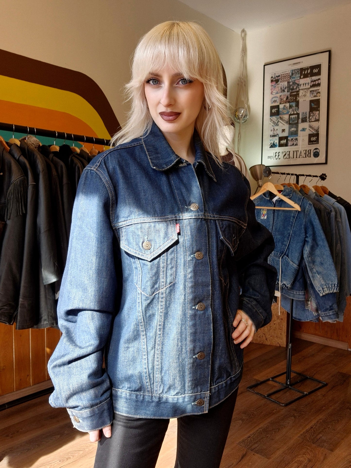 Levis Denim Jacket (Navy)