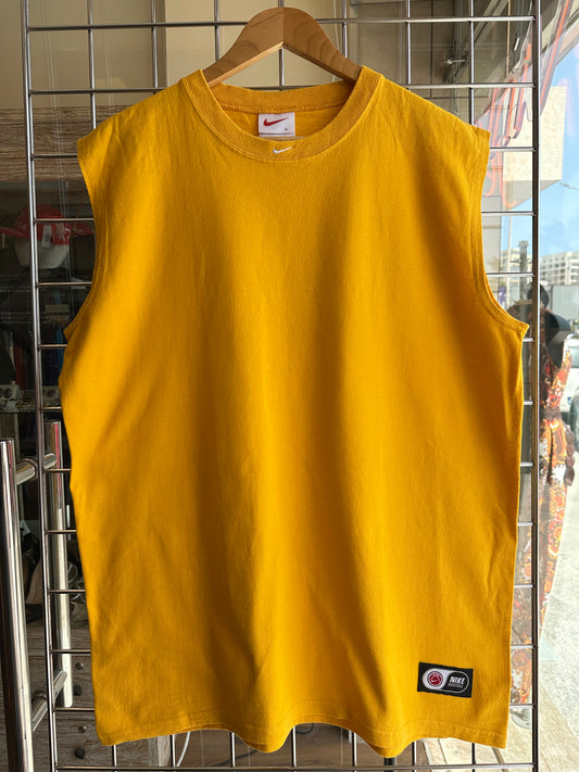 Vintage Nike Yellow Sleeveless Tank