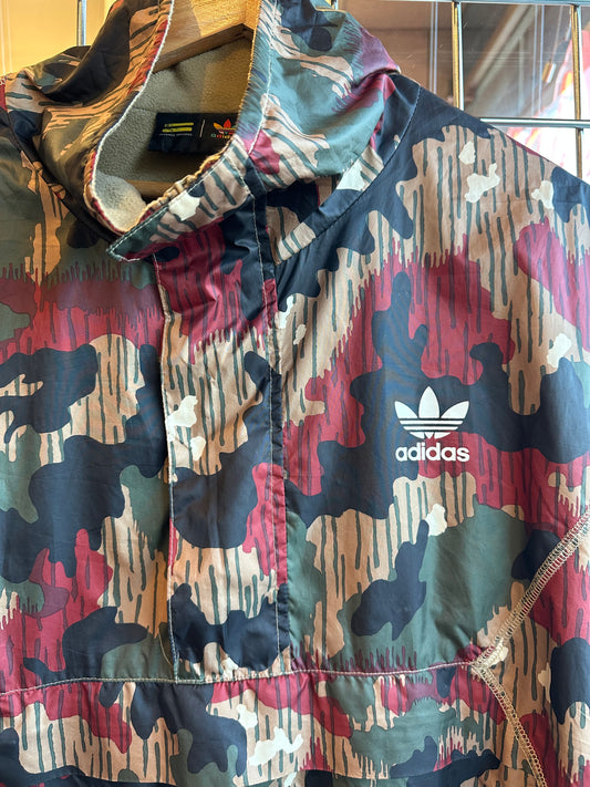 Vintage Adidas Originals Camo Pullover Jacket