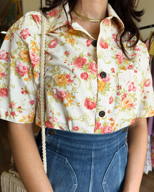 Vintage Floral Shirt