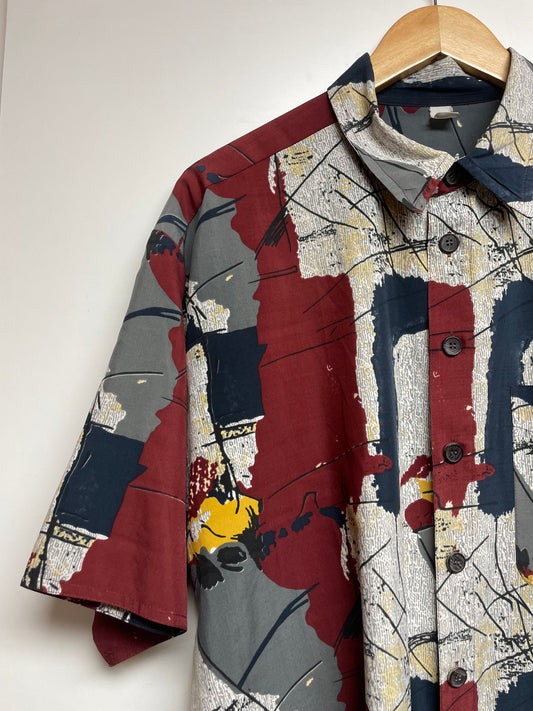 Abstract Patterned Shirt