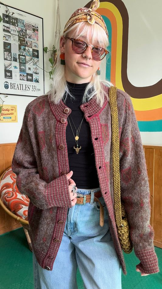 Loella wool button-up cardigan