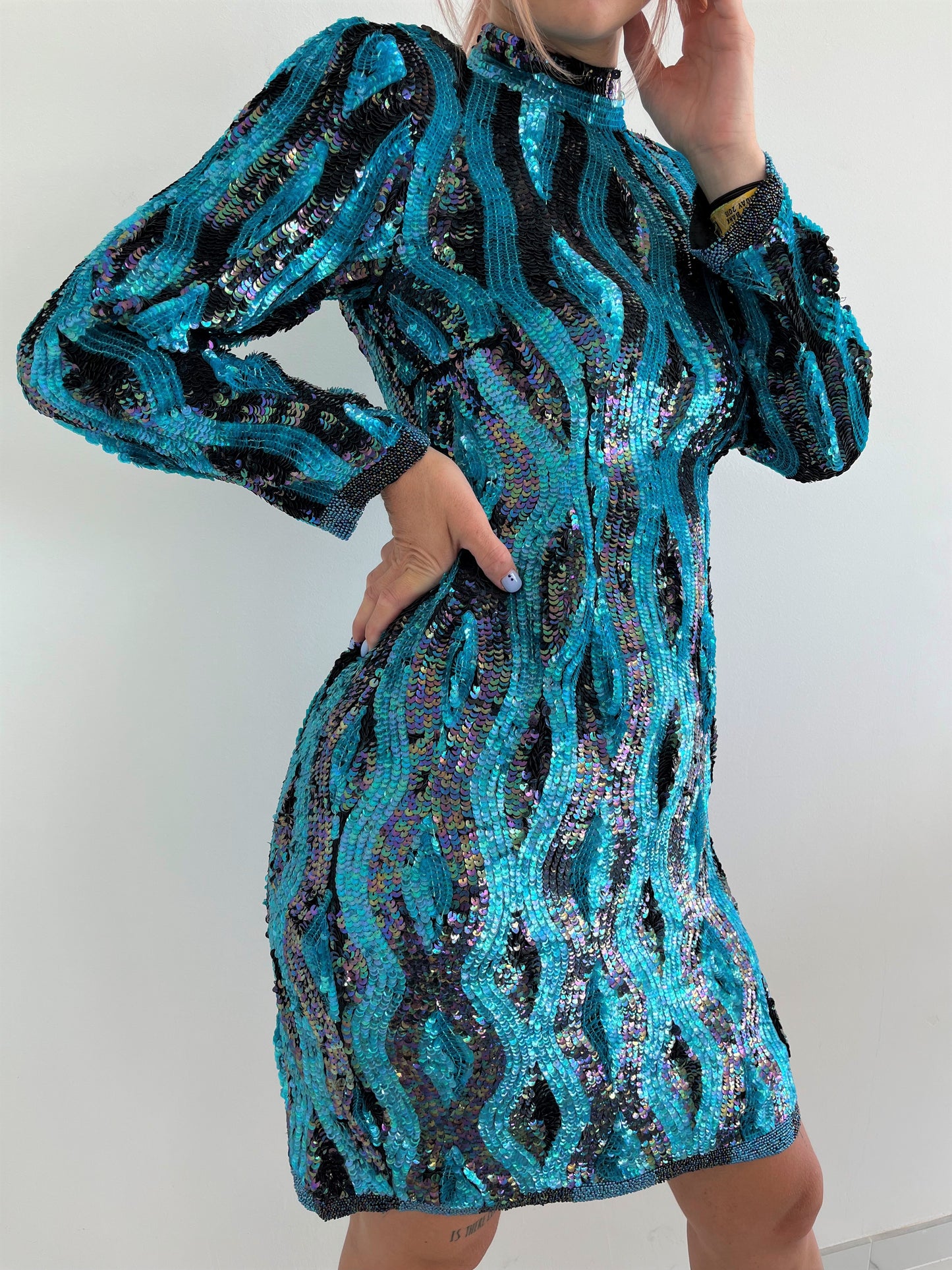 1980s Sequin Dress